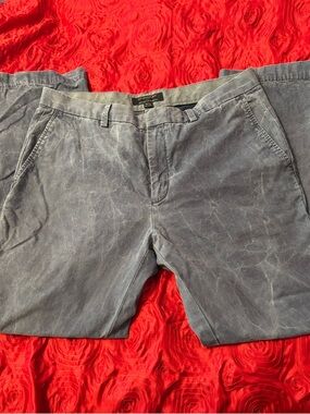 Banana Republic Washed Slate Blue Chino Pants